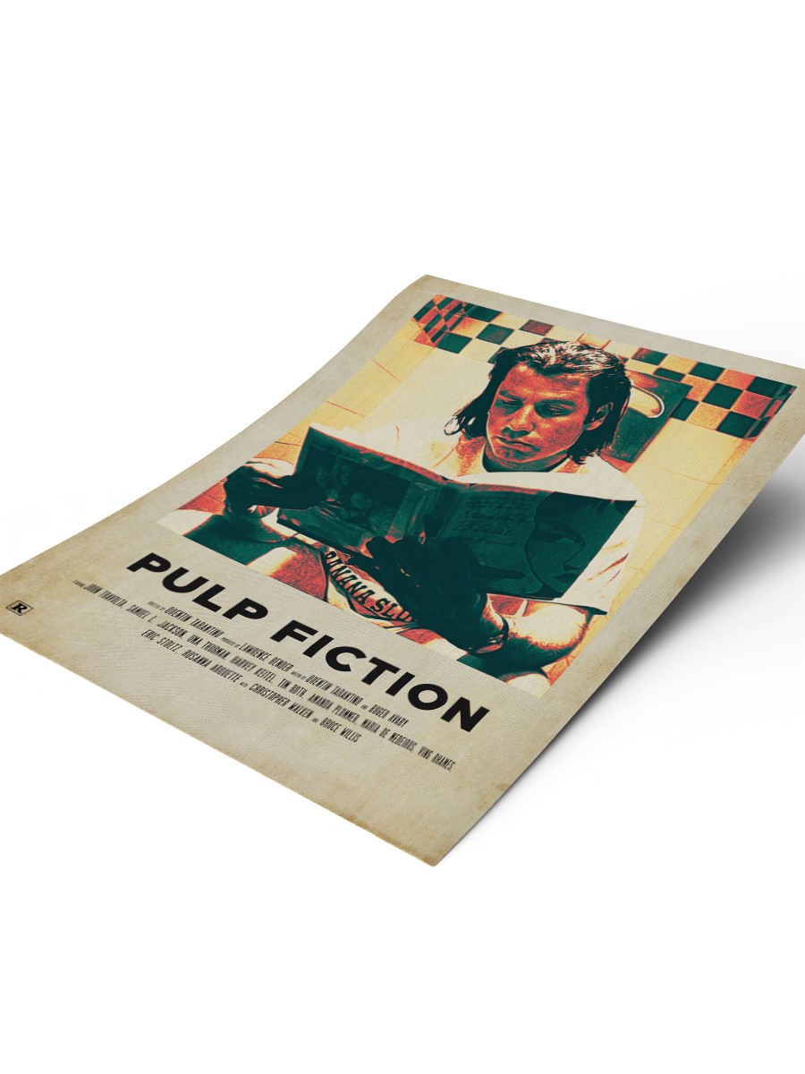 PULP FICTION Poster, Çerçevesiz Tv Film Poster