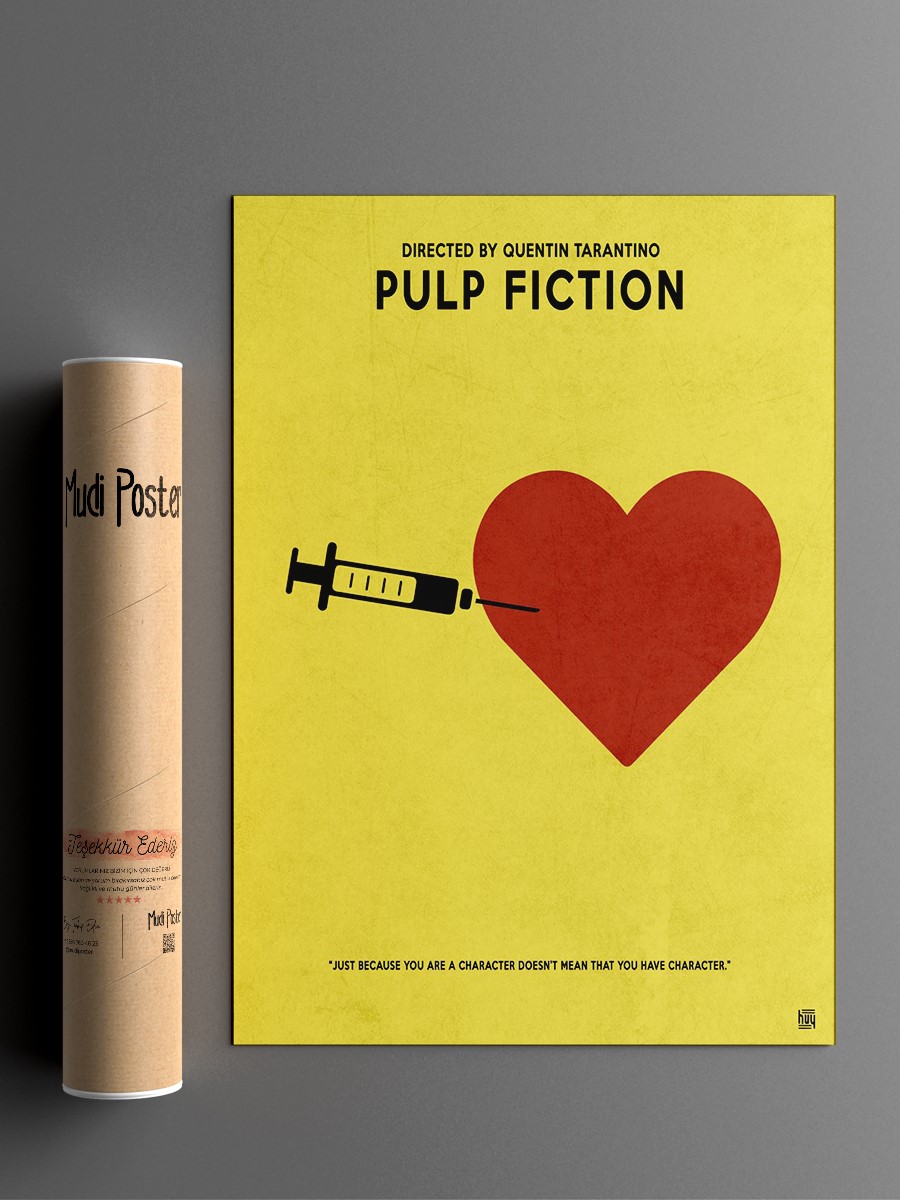 Pulp Fiction Poster, Çerçevesiz Tv Film Poster