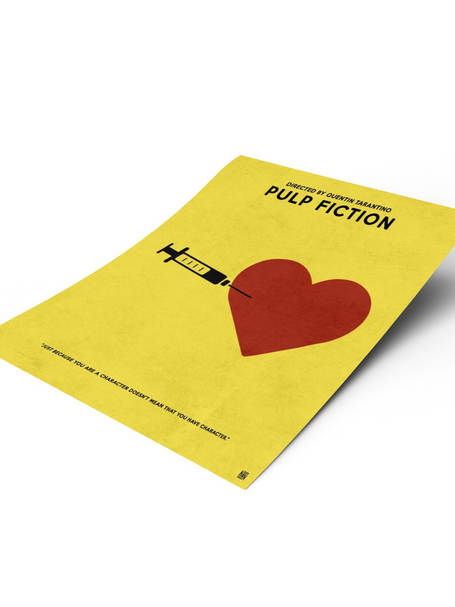 Pulp Fiction Poster, Çerçevesiz Tv Film Poster