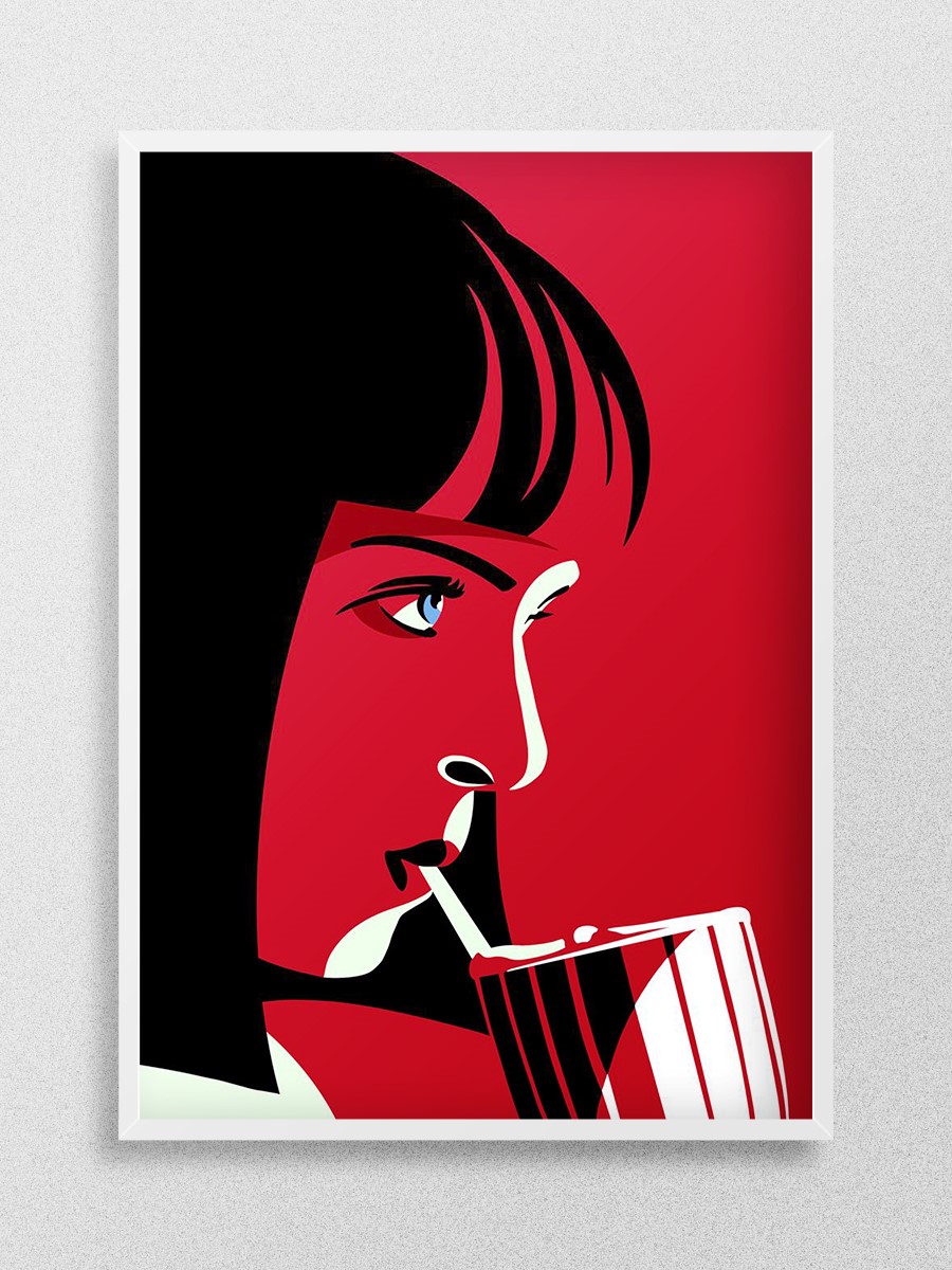 Pulp fiction  Poster, Çerçevesiz Tv Film Poster