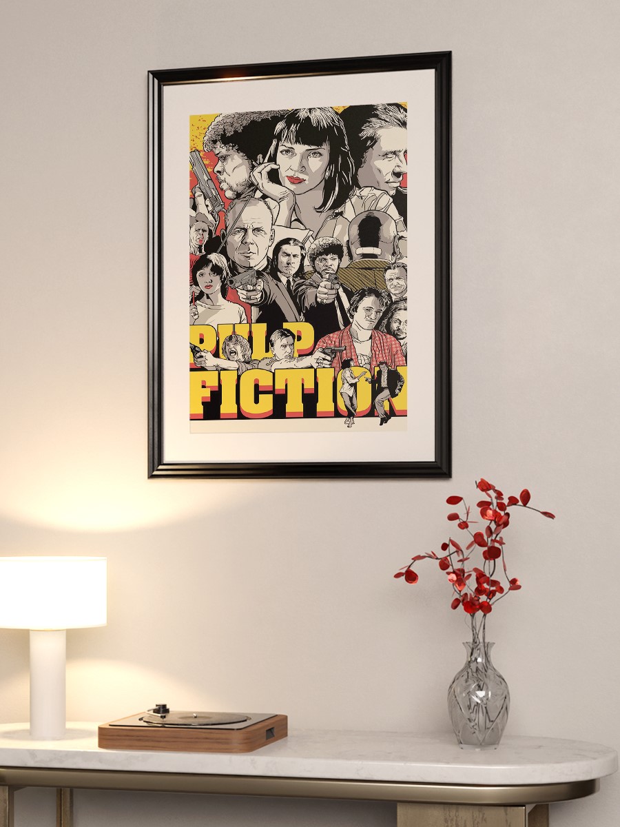 Pulp Fiction Movie Poster, Çerçevesiz Tv Film Poster
