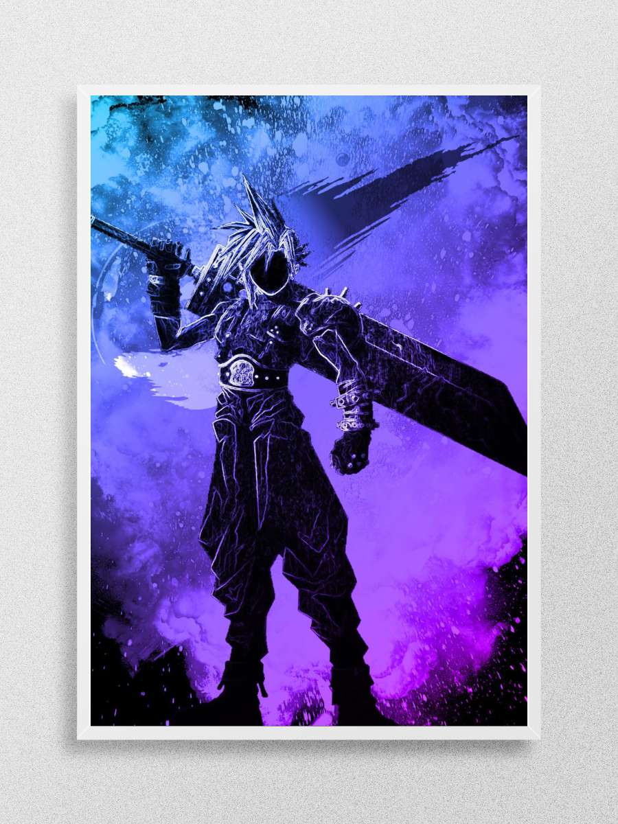 Purple Meteor Anime Poster Çerçevesiz Yüksek Kalite Anime Duvar Poster