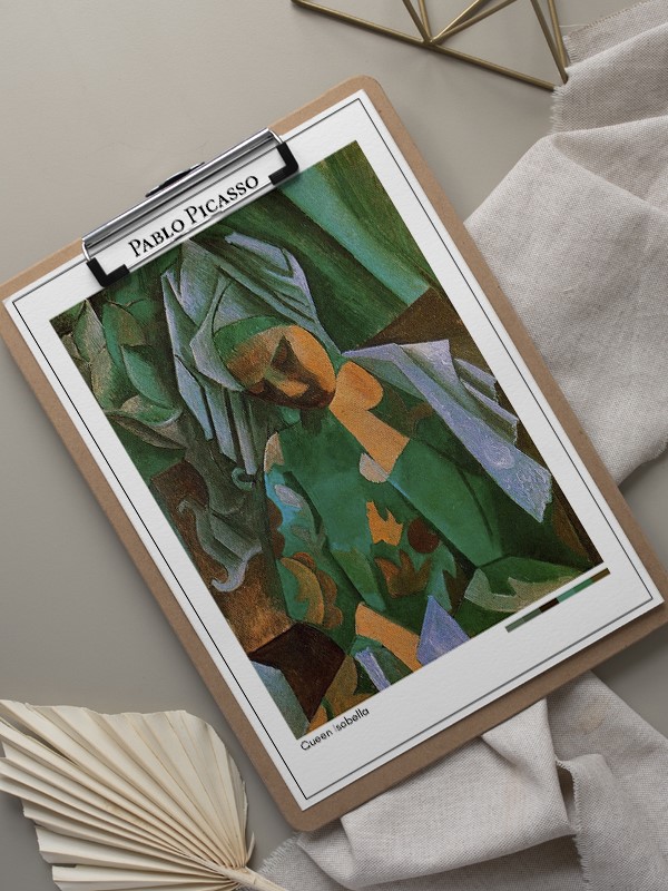 Pablo Picasso Queen Isabella Poster
