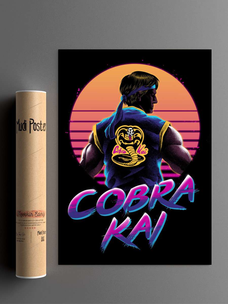 Rad Cobra Kai Anime Poster Çerçevesiz Yüksek Kalite Anime Duvar Poster