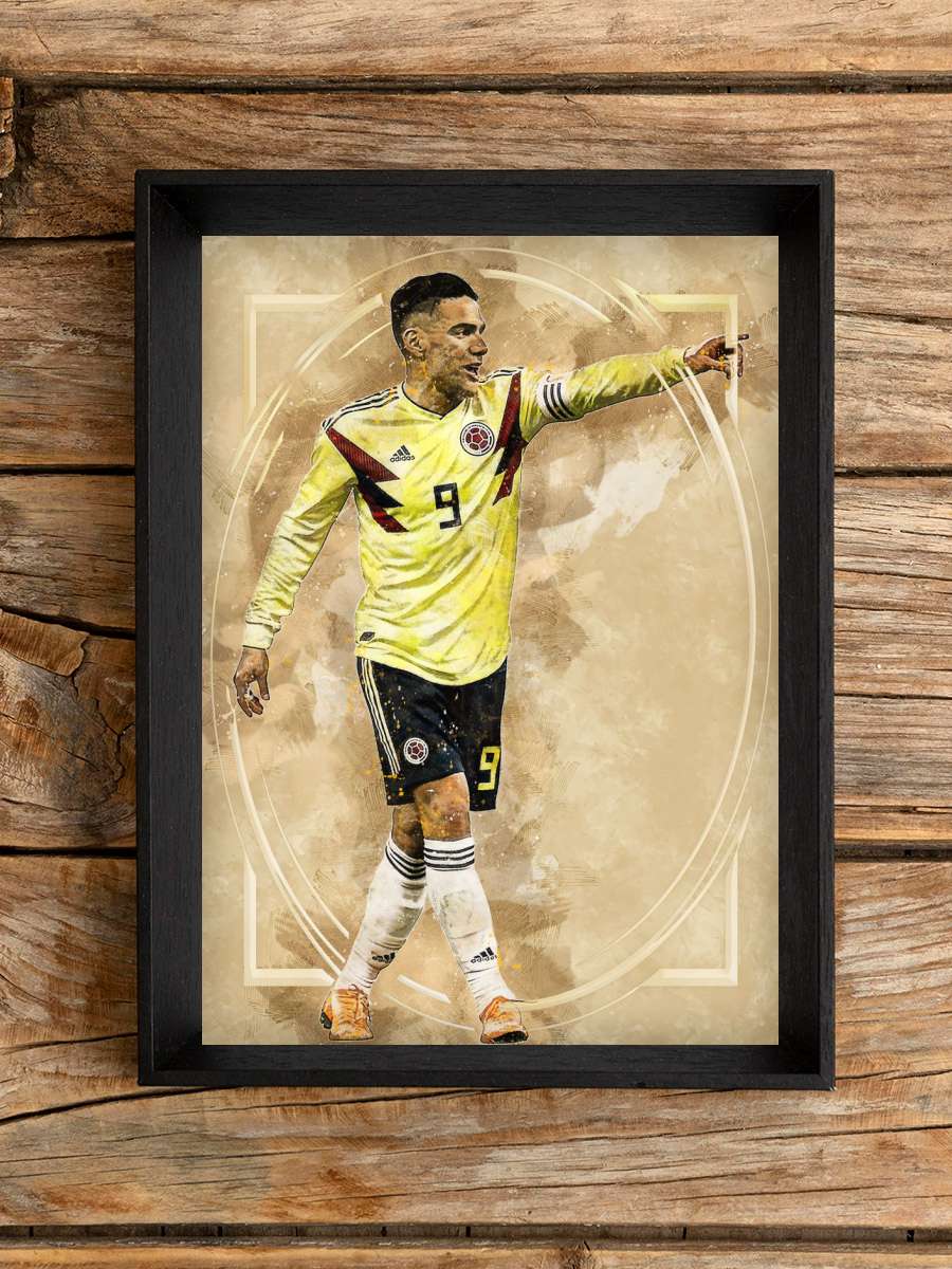 Radamel Falcao Futbol Poster Çerçevesiz Yüksek Kalite Futbolcu Duvar Poster