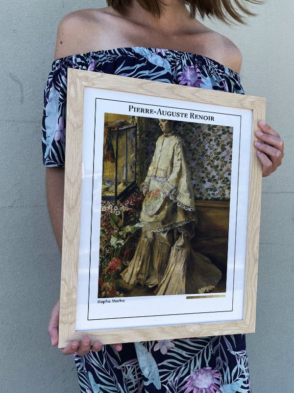 Pierre-Auguste Renoir Rapha Maitre Poster