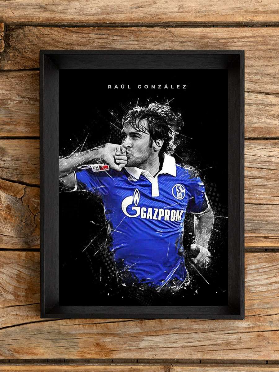 Raul Gonzalez Futbol Poster Çerçevesiz Yüksek Kalite Futbolcu Duvar Poster