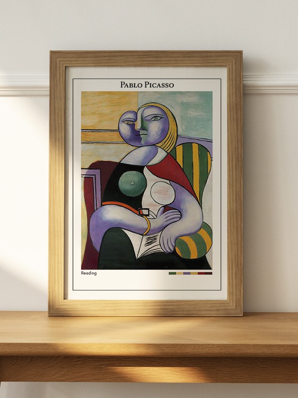 Pablo Picasso Reading Poster - En İyi Fiyatlarla
