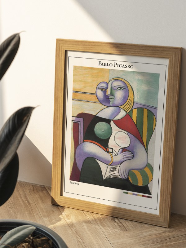 Pablo Picasso Reading Poster
