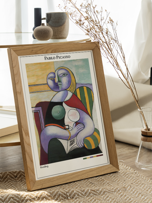 Pablo Picasso Reading Poster