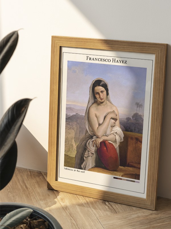 Francesco Hayez Rebecca at the well Poster