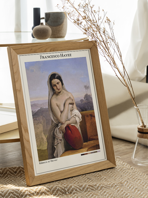 Francesco Hayez Rebecca at the well Poster