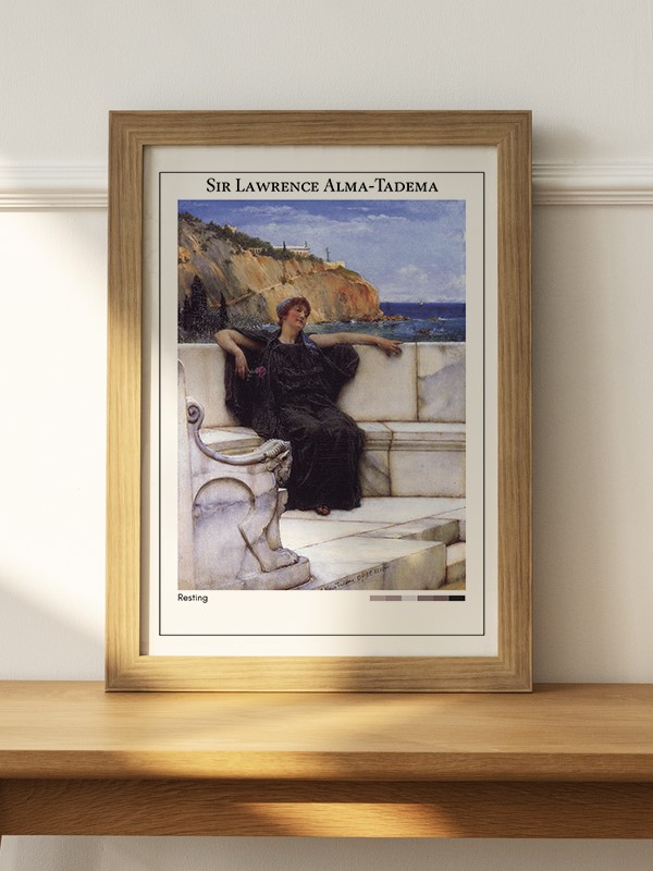 Sir Lawrence Alma-Tadema Resting Poster - En İyi Fiyatlarla