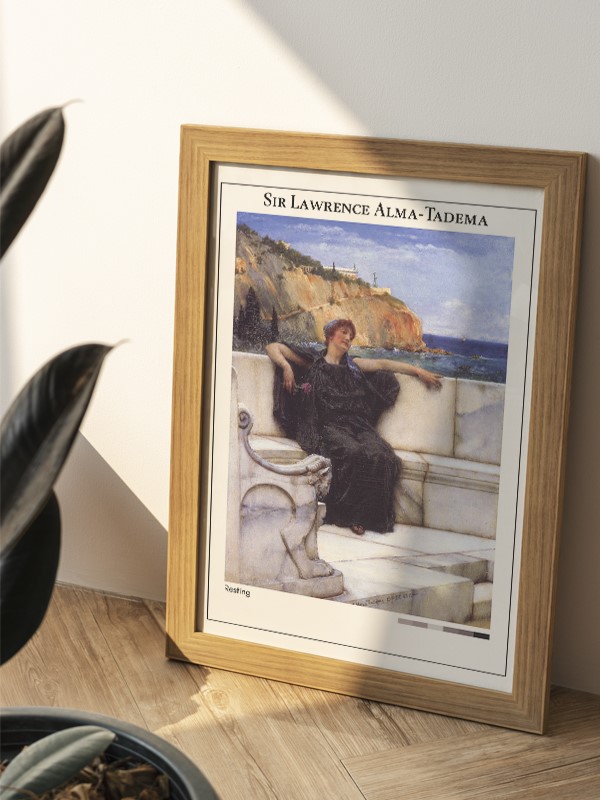 Sir Lawrence Alma-Tadema Resting Poster