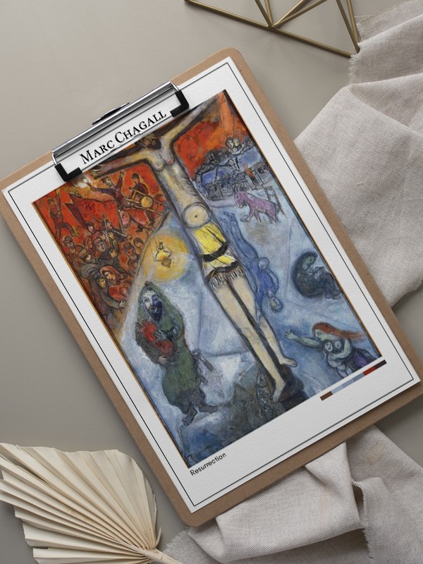 Marc Chagall Resurrection Poster