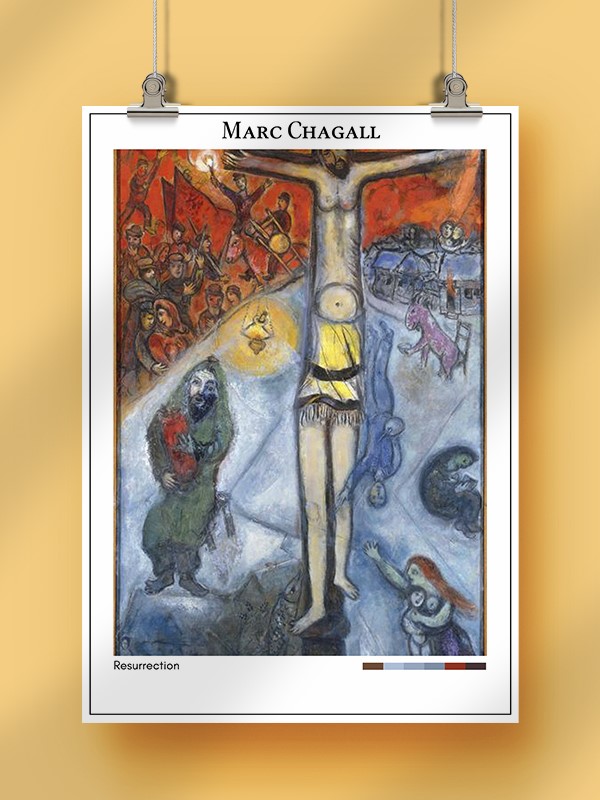 Marc Chagall Resurrection Poster