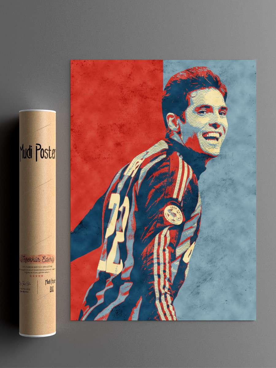 Ricardo Kaka Futbol Poster Çerçevesiz Yüksek Kalite Futbolcu Duvar Poster