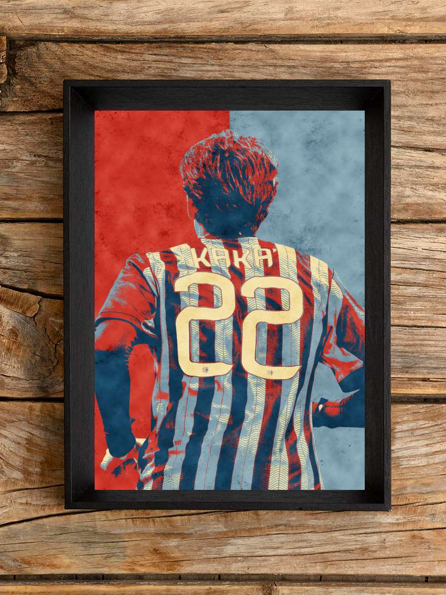 Ricardo Kaka Futbol Poster Çerçevesiz Yüksek Kalite Futbolcu Duvar Poster