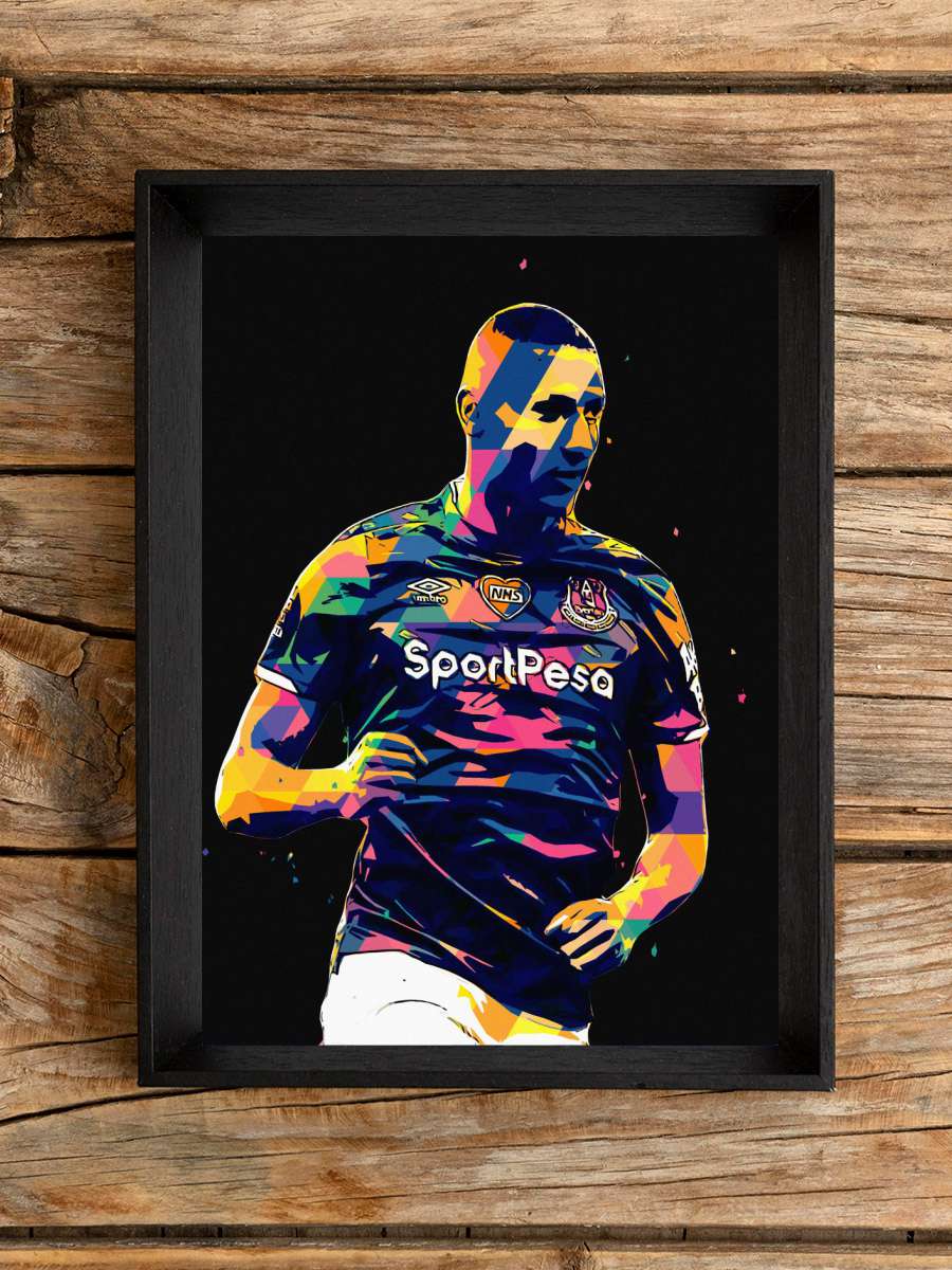 Richarlison Futbol Poster Çerçevesiz Yüksek Kalite Futbolcu Duvar Poster