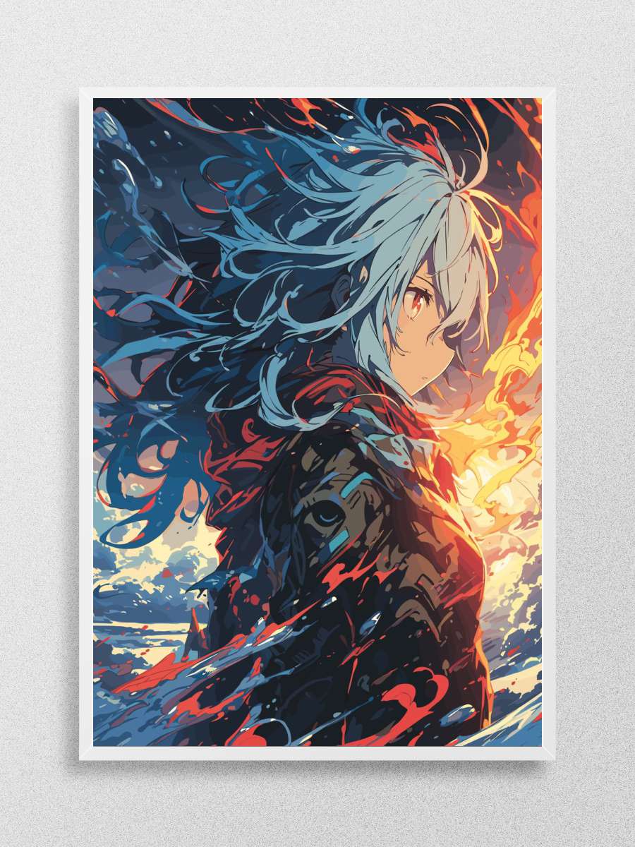 Rimuru Tempest Anime Anime Poster Çerçevesiz Yüksek Kalite Anime Duvar Poster