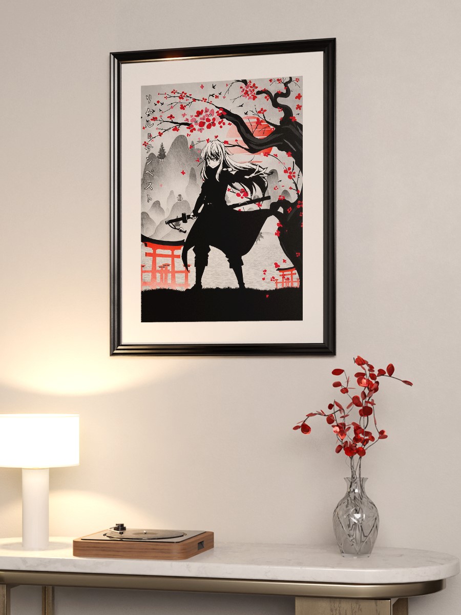 Rimuru Tempest Anime Poster Çerçevesiz Yüksek Kalite Anime Duvar Poster