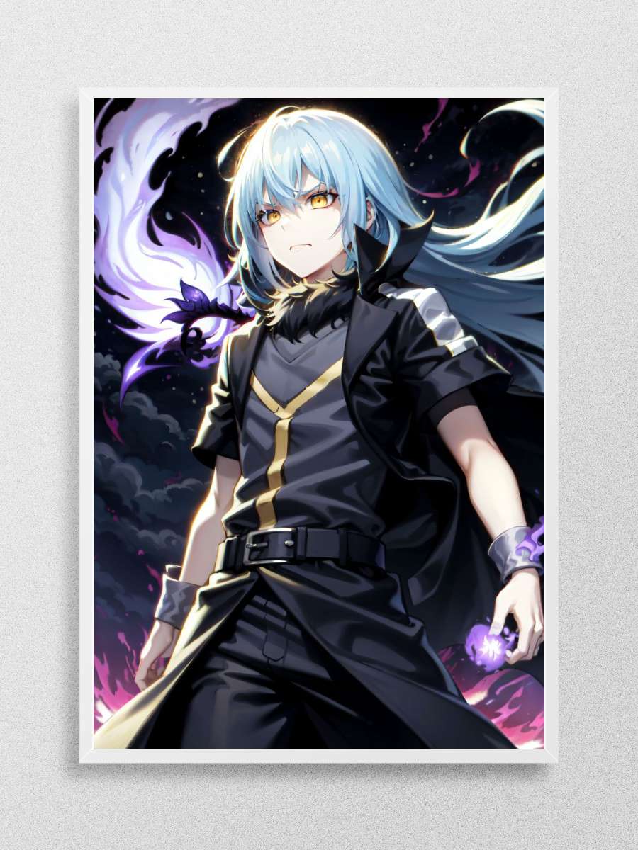 Rimuru Tempest Tensura Anime Poster Çerçevesiz Yüksek Kalite Anime Duvar Poster