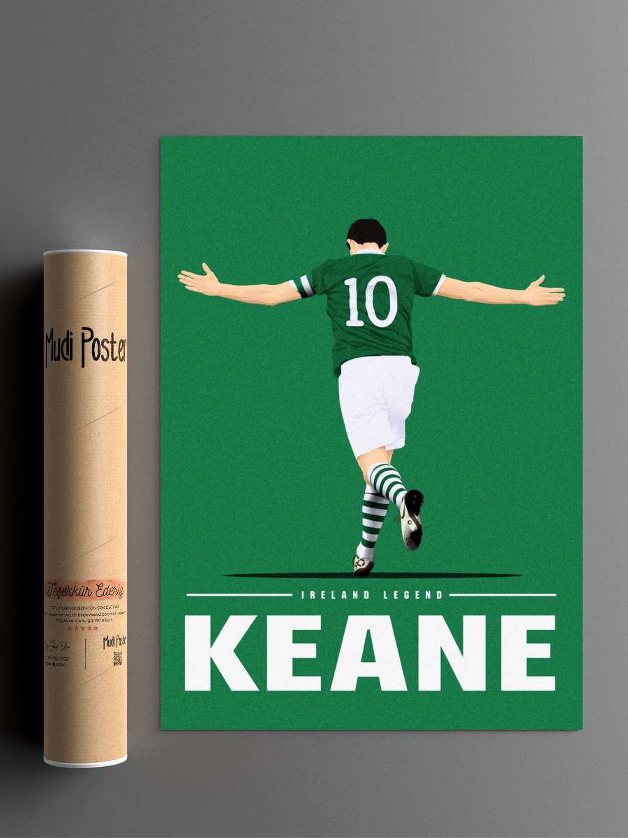 Robbie Keane Futbol Poster Çerçevesiz Yüksek Kalite Futbolcu Duvar Poster
