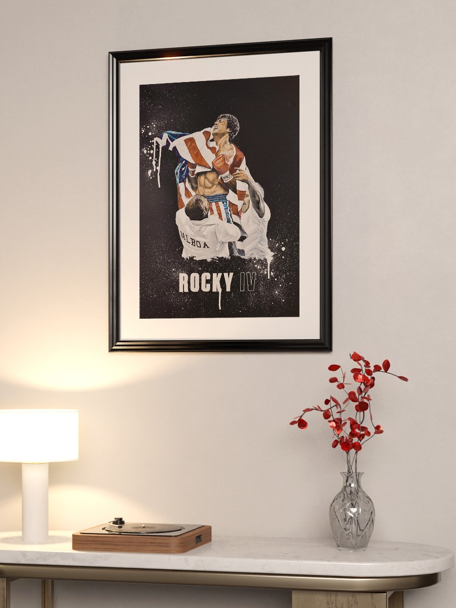 Rocky Balboa winning Poster, Çerçevesiz Tv Film Poster