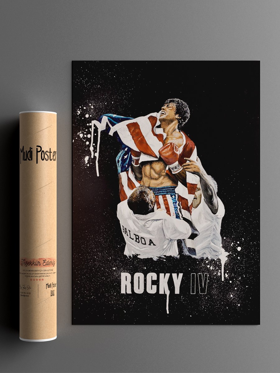 Rocky Balboa winning Poster, Çerçevesiz Tv Film Poster