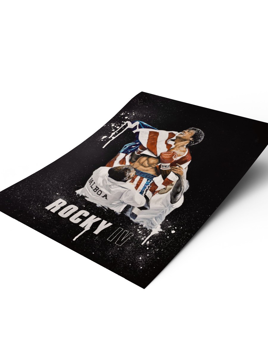 Rocky Balboa winning Poster, Çerçevesiz Tv Film Poster