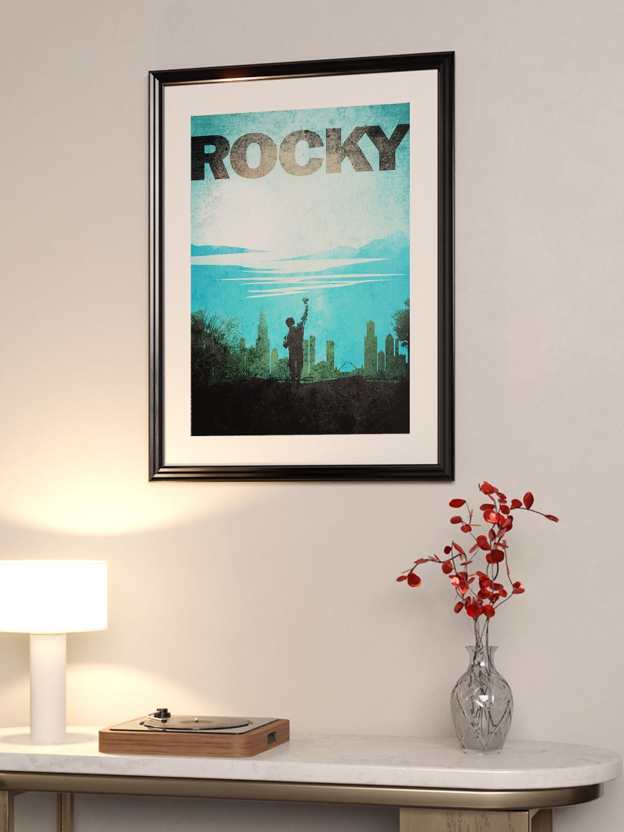 Rocky the boxer Poster, Çerçevesiz Tv Film Poster