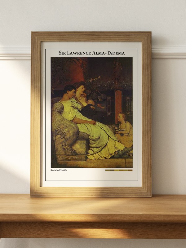 Sir Lawrence Alma-Tadema Roman Family Poster - En İyi Fiyatlarla