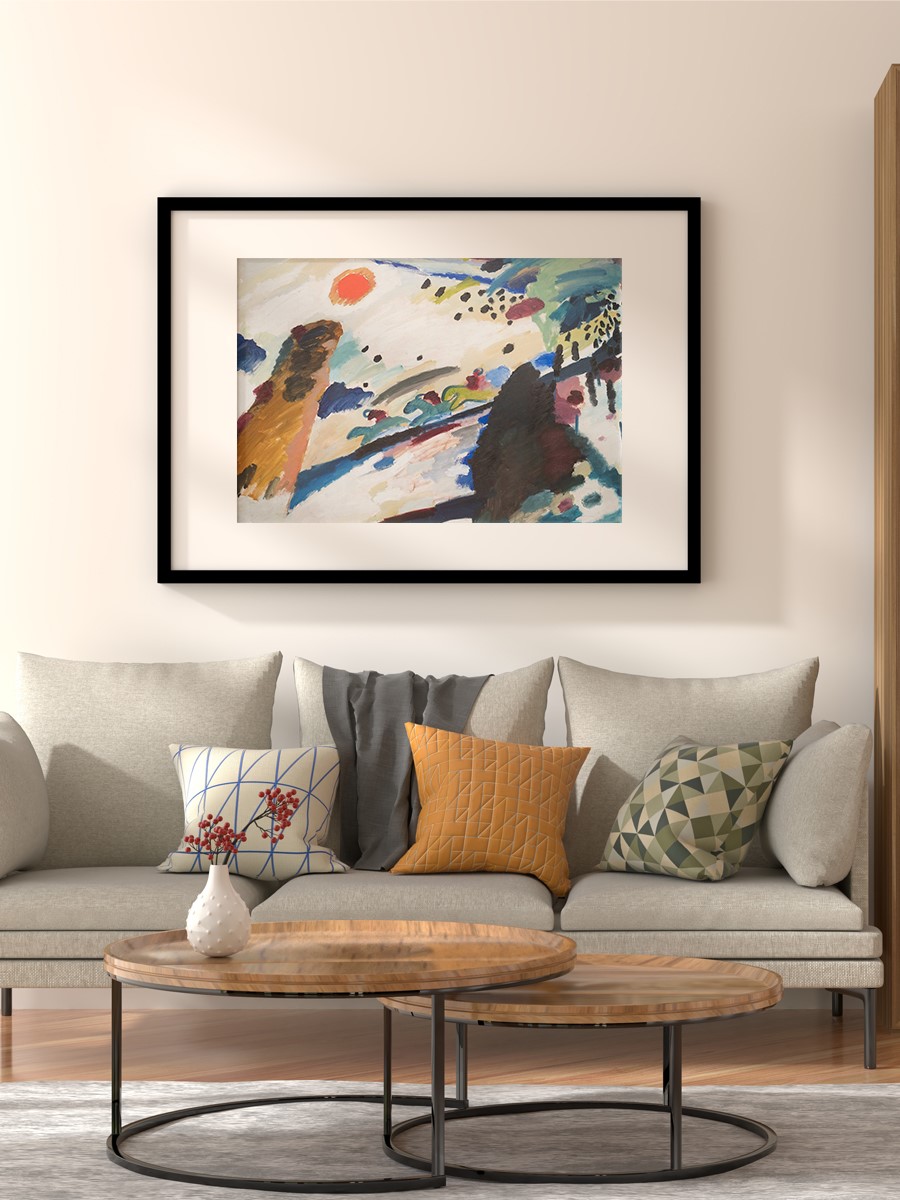 Romantic Landscape Tablo Sanatsal Ünlü Ressam Poster Çerçevesiz Yüksek Kalite Poster