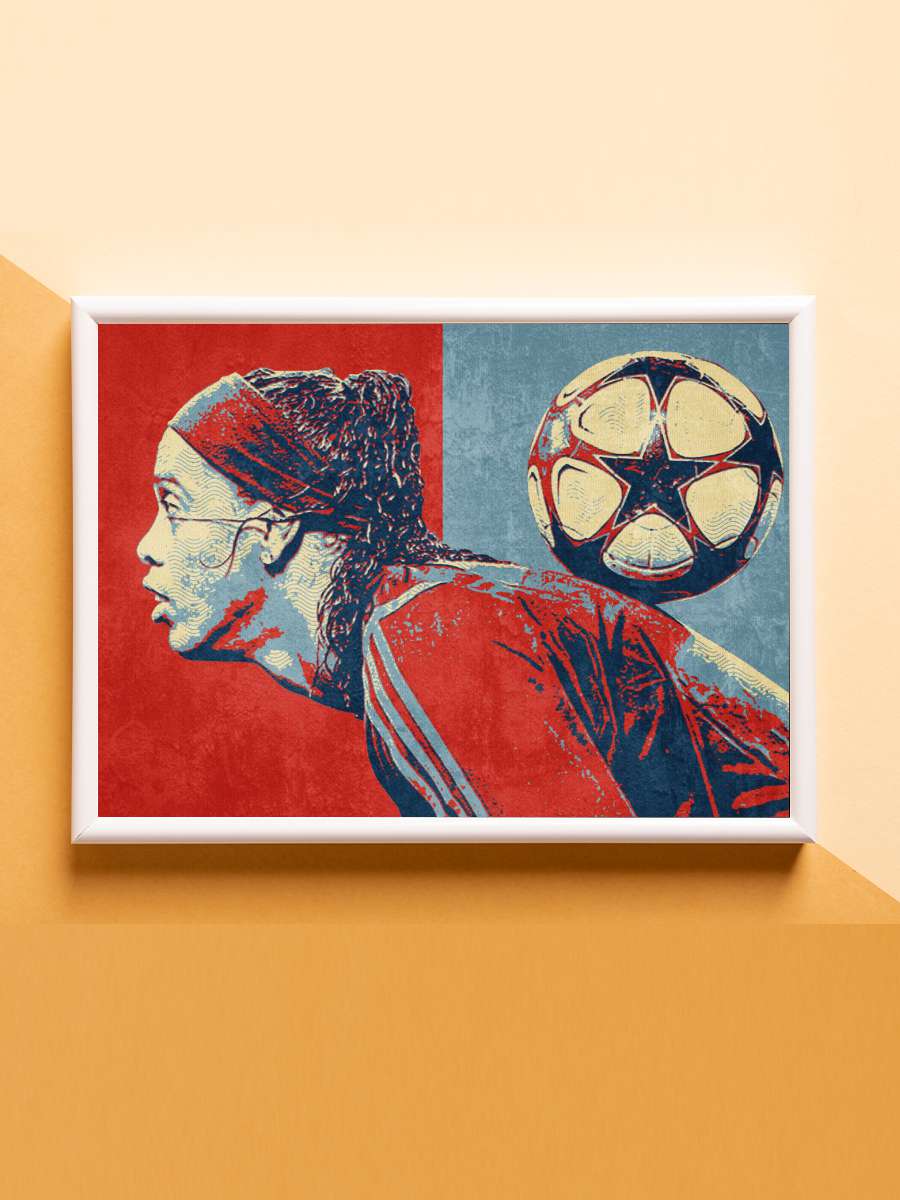 ronaldinho Futbol Poster Çerçevesiz Yüksek Kalite Futbolcu Duvar Poster