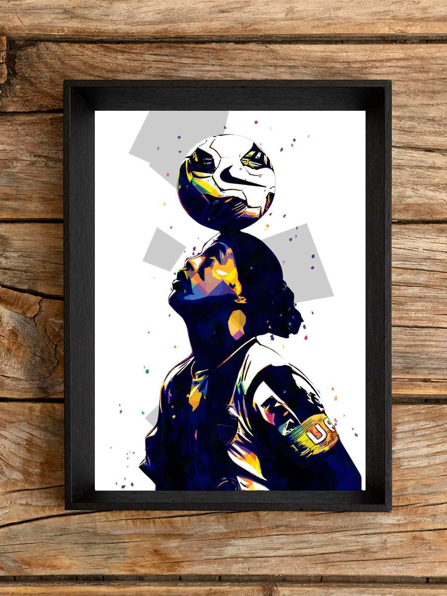 Ronaldinho Futbol Poster Çerçevesiz Yüksek Kalite Futbolcu Duvar Poster