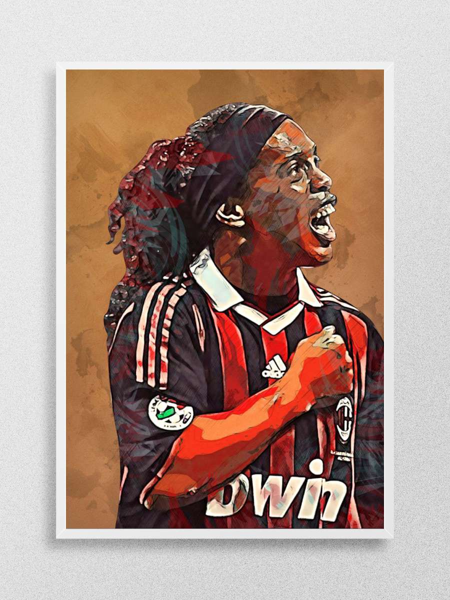 Ronaldinho Futbol Poster Çerçevesiz Yüksek Kalite Futbolcu Duvar Poster