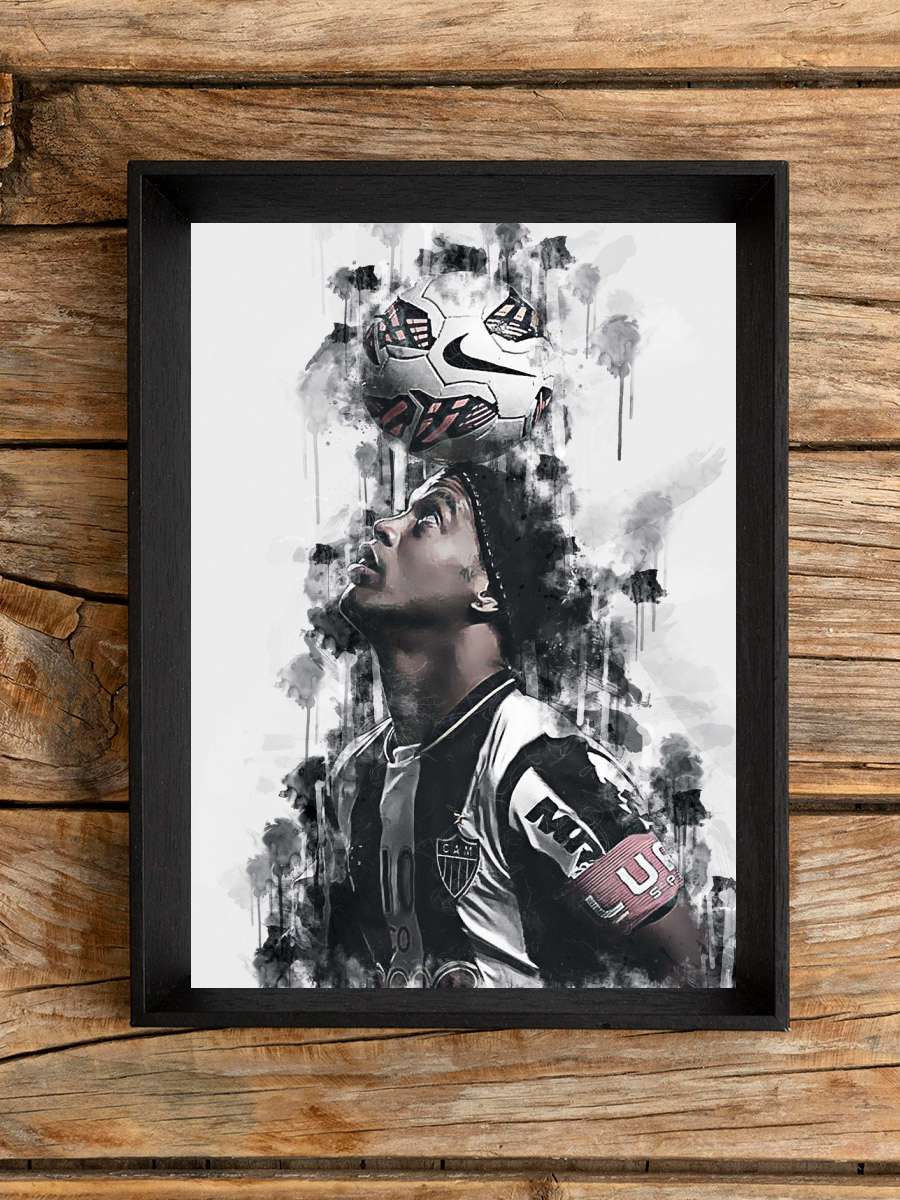 Ronaldinho Futbol Poster Çerçevesiz Yüksek Kalite Futbolcu Duvar Poster