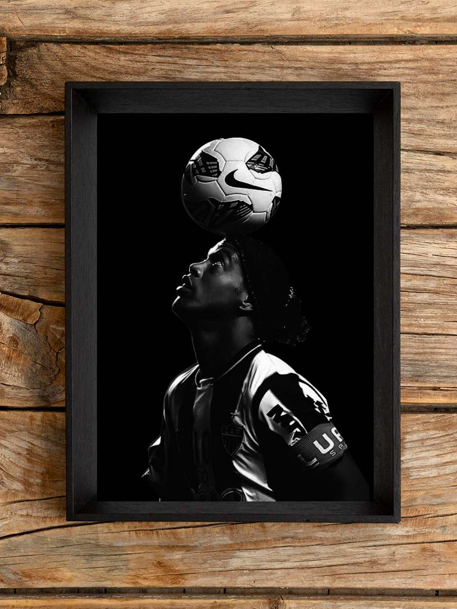 Ronaldinho Futbol Poster Çerçevesiz Yüksek Kalite Futbolcu Duvar Poster