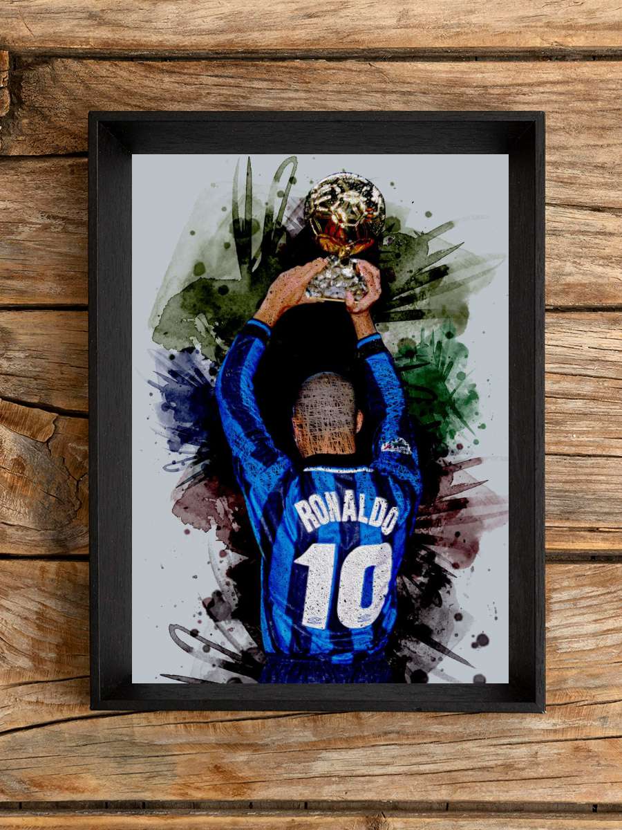 Ronaldo Futbol Poster Çerçevesiz Yüksek Kalite Futbolcu Duvar Poster
