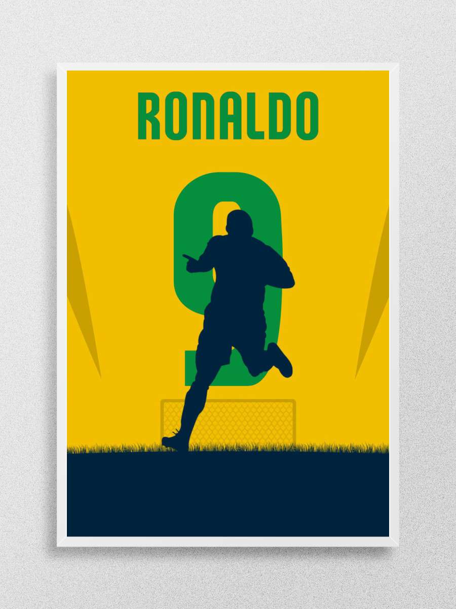 Ronaldo Futbol Poster Çerçevesiz Yüksek Kalite Futbolcu Duvar Poster