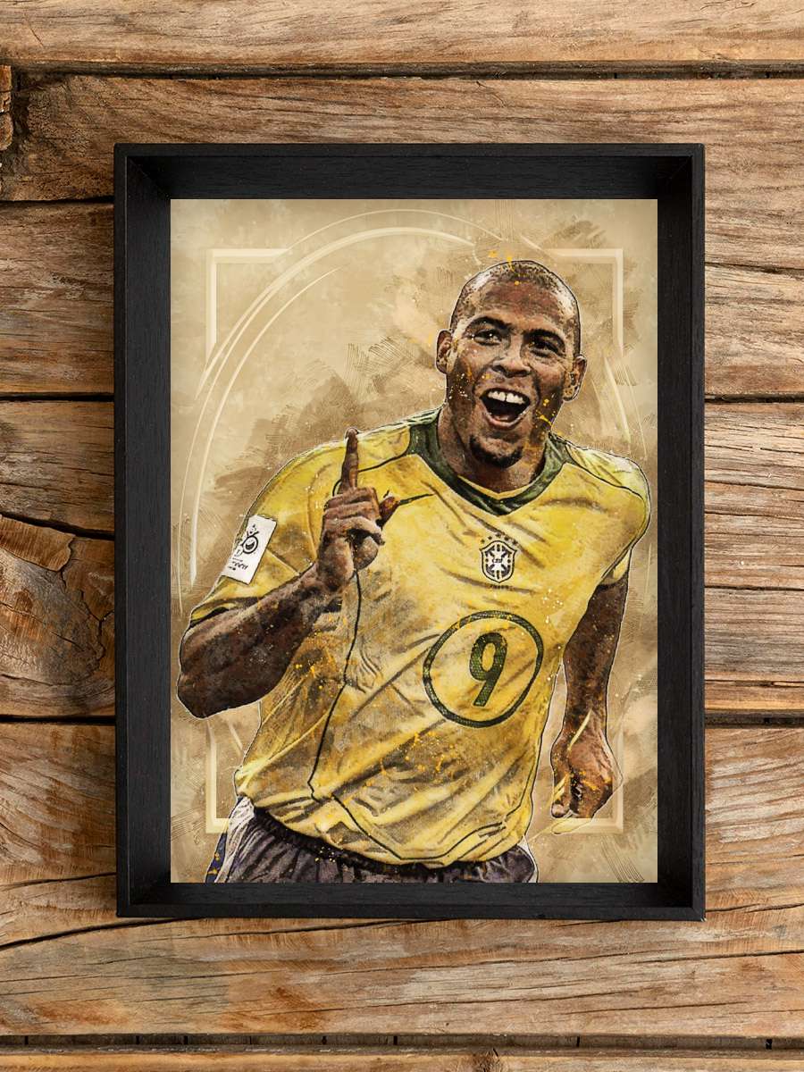 Ronaldo Futbol Poster Çerçevesiz Yüksek Kalite Futbolcu Duvar Poster