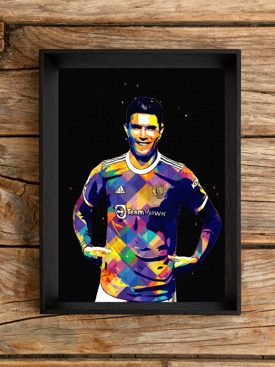 Ronaldo MU Futbol Poster Çerçevesiz Yüksek Kalite Futbolcu Duvar Poster