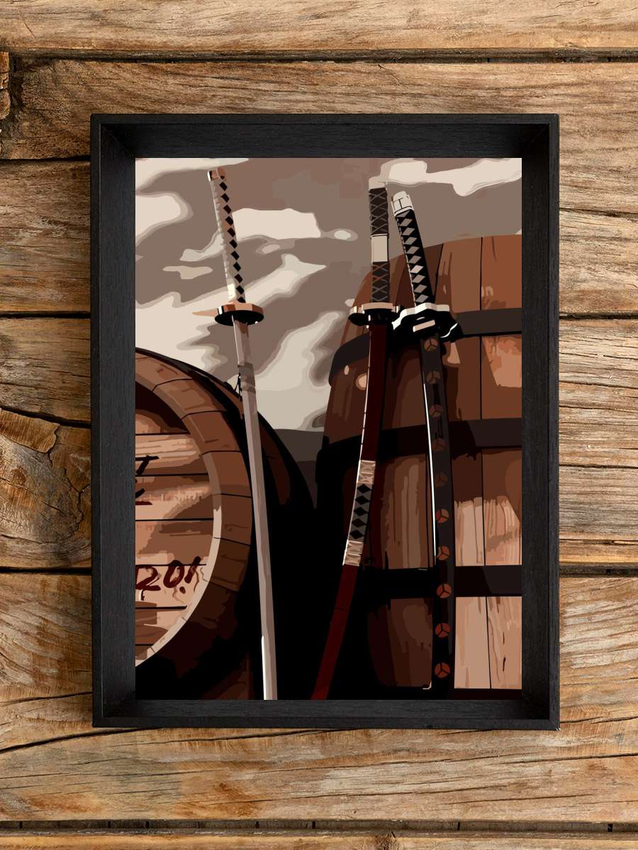 roronoa zoro three sword Anime Poster Çerçevesiz Yüksek Kalite Anime Duvar Poster