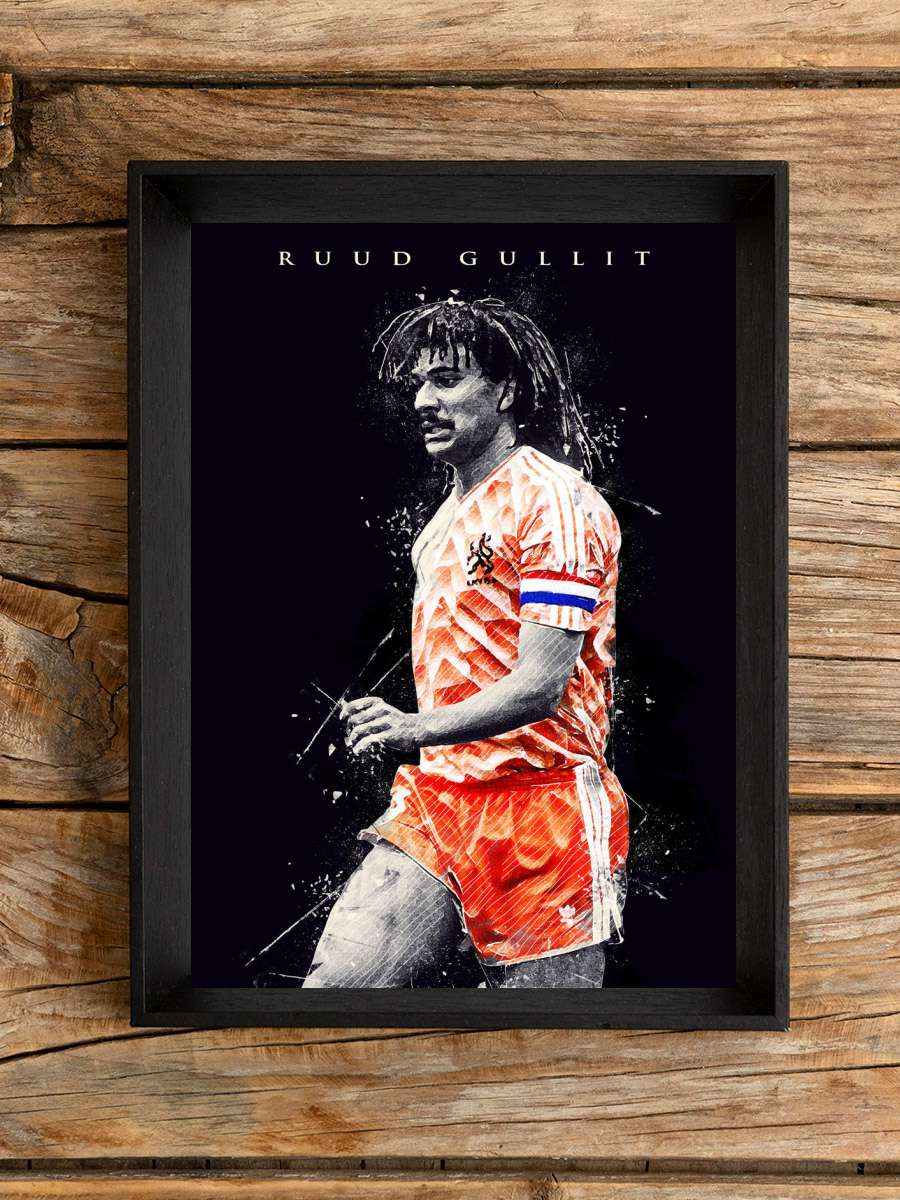 Ruud Gullit Futbol Poster Çerçevesiz Yüksek Kalite Futbolcu Duvar Poster