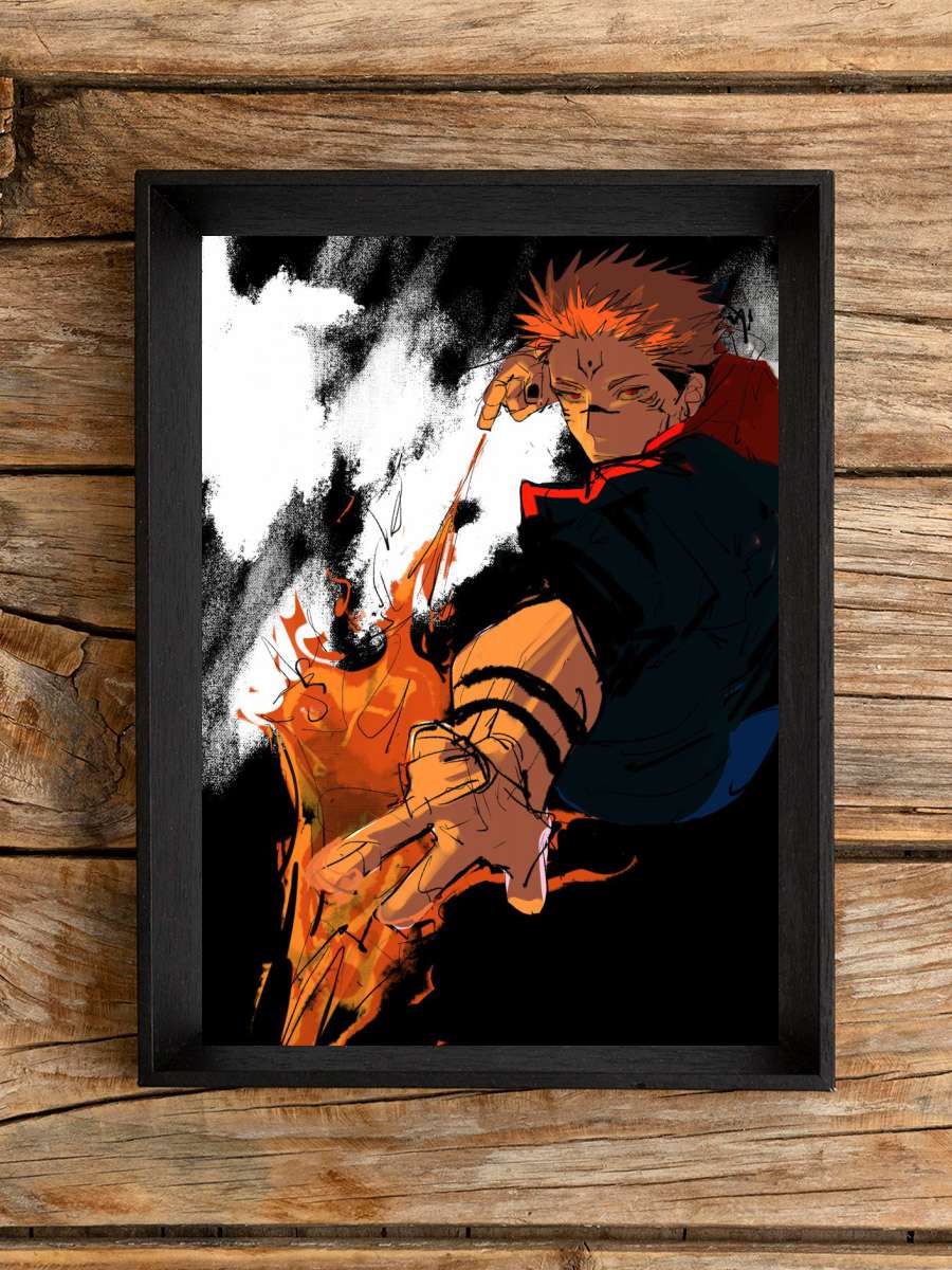 Ryomen Sukuna Anime Poster Çerçevesiz Yüksek Kalite Anime Duvar Poster