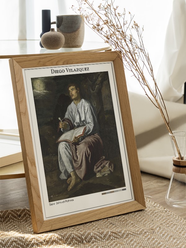 Diego Velazquez Saint John at Patmos Poster