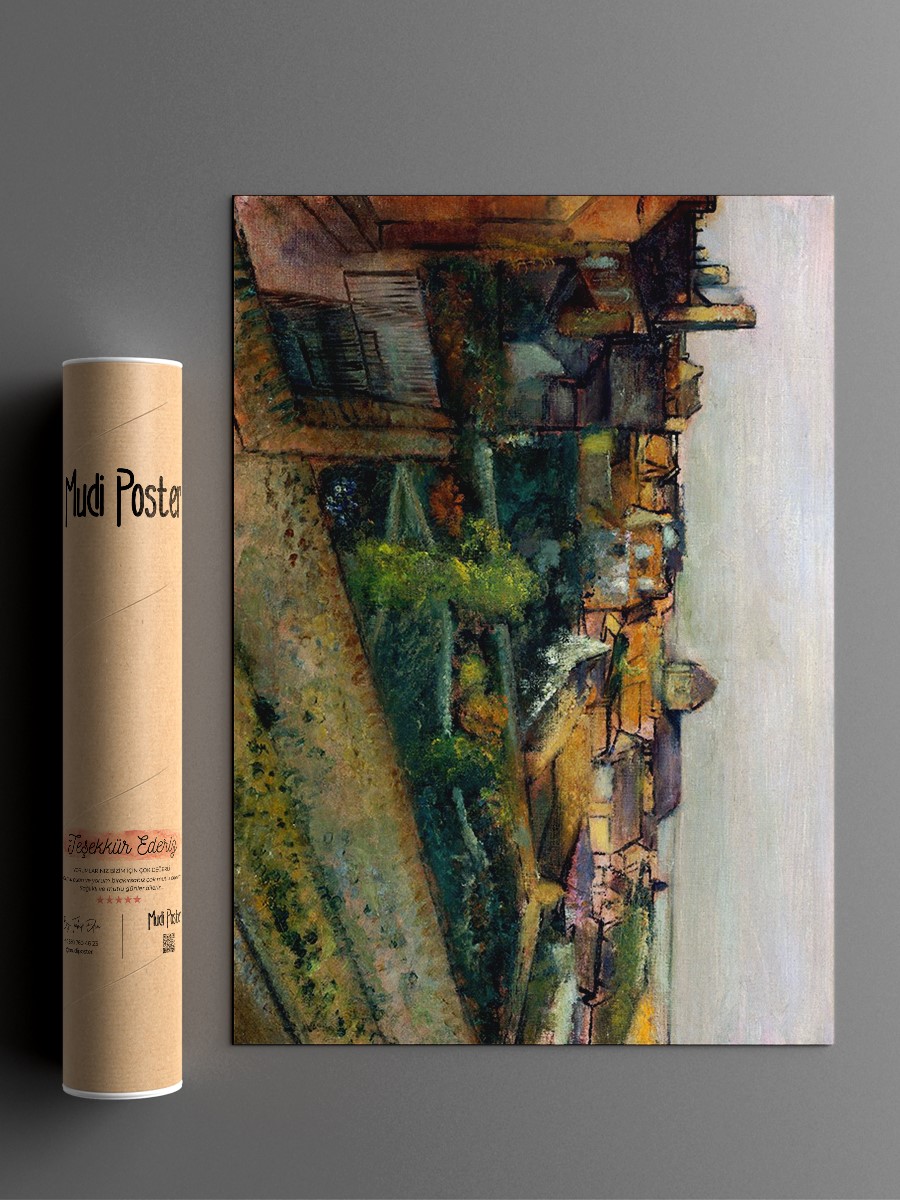 Saint Valery sur Somme Tablo Sanatsal Ünlü Ressam Poster Çerçevesiz Yüksek Kalite Poster