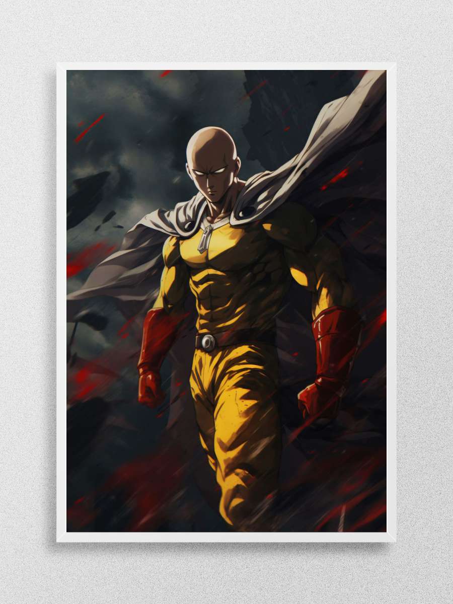 Saitama Anime Poster Çerçevesiz Yüksek Kalite Anime Duvar Poster