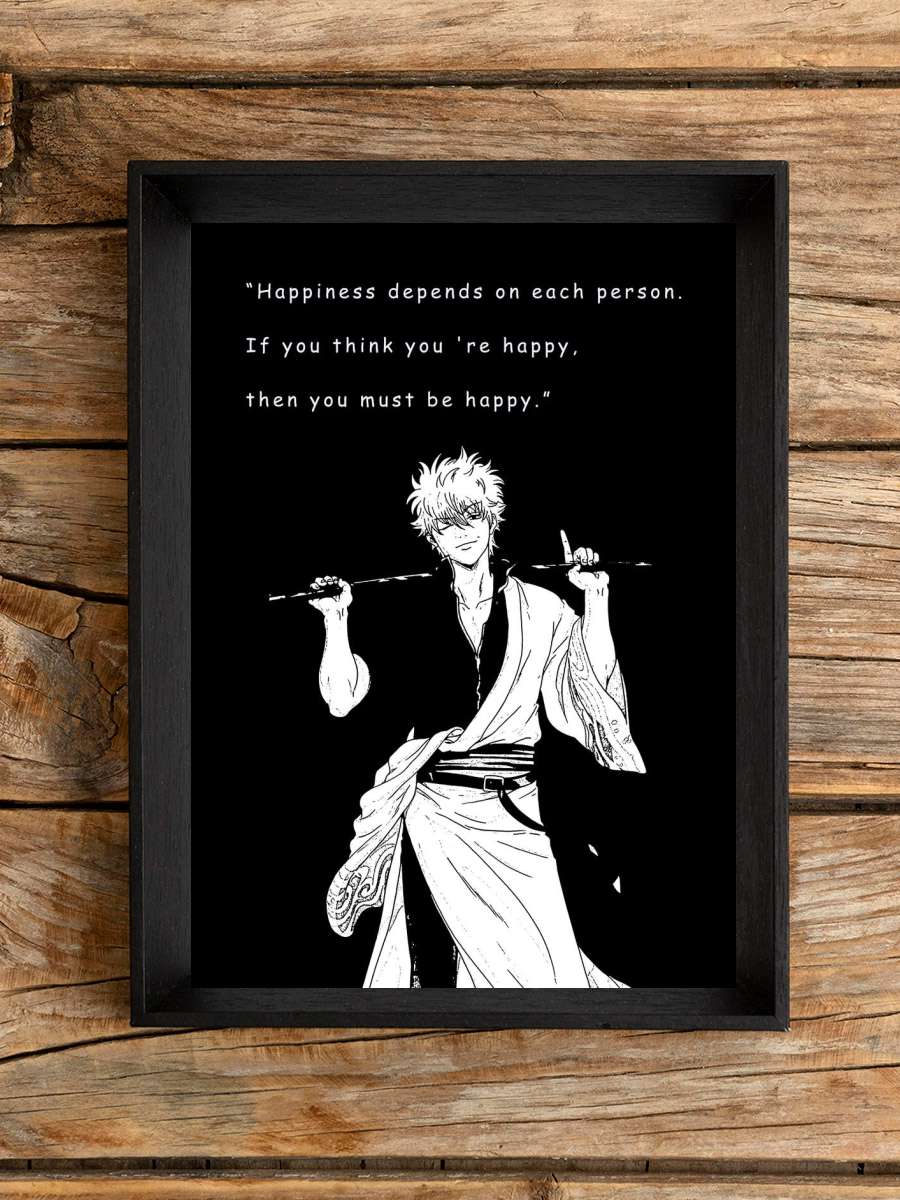 Sakata Gintoki Anime Poster Çerçevesiz Yüksek Kalite Anime Duvar Poster - En İyi Fiyatlarla