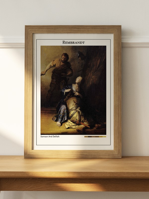 Rembrandt Samson And Delilah Poster - En İyi Fiyatlarla